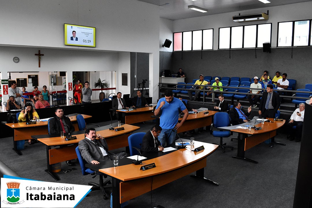 Sessão Ordinária do dia 21/09/2017 da Câmara de Vereadores de Itabaiana