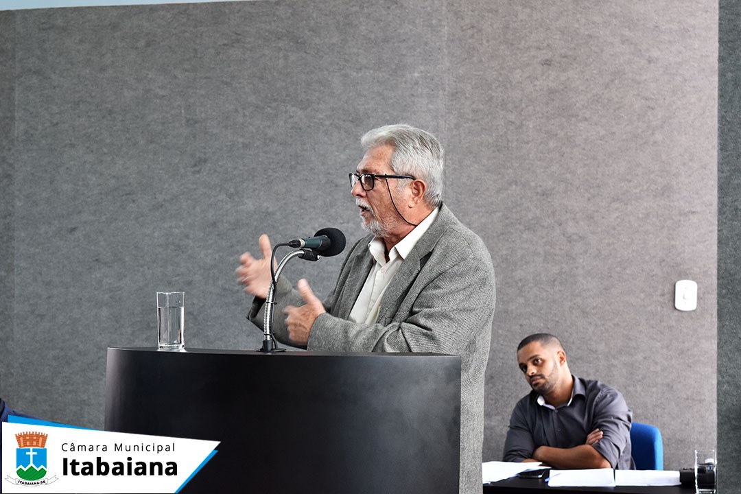 Petrônio de Barros proferiu palestra sobre a Qualidade da água