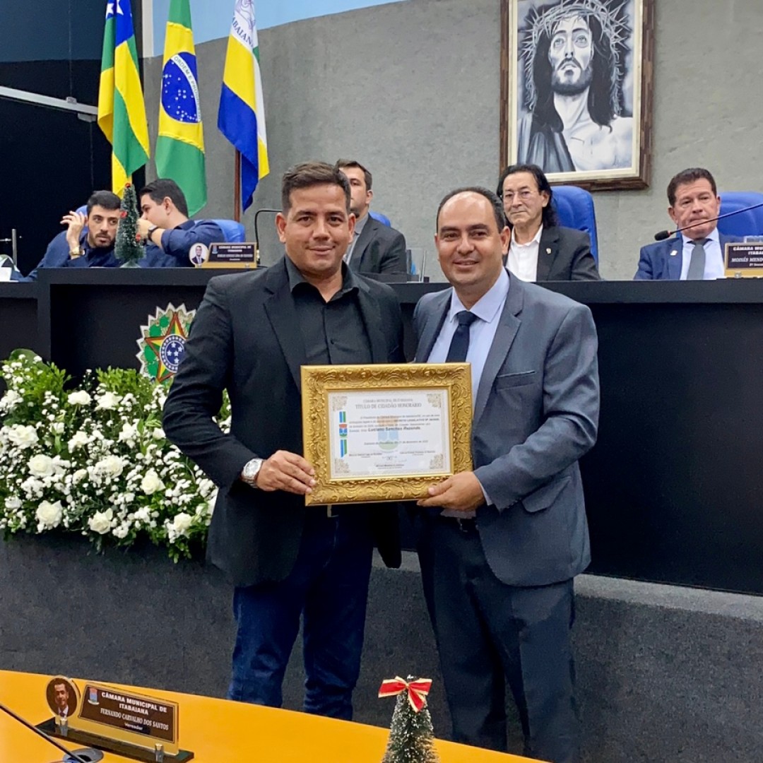 Entrega de Título de Cidadão Itabaianense