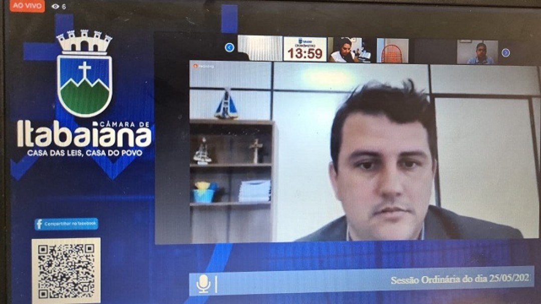 CÂMARA DE VEREADORES DE ITABAIANA – SESSÃO ORDINÁRIA 25/05/2021