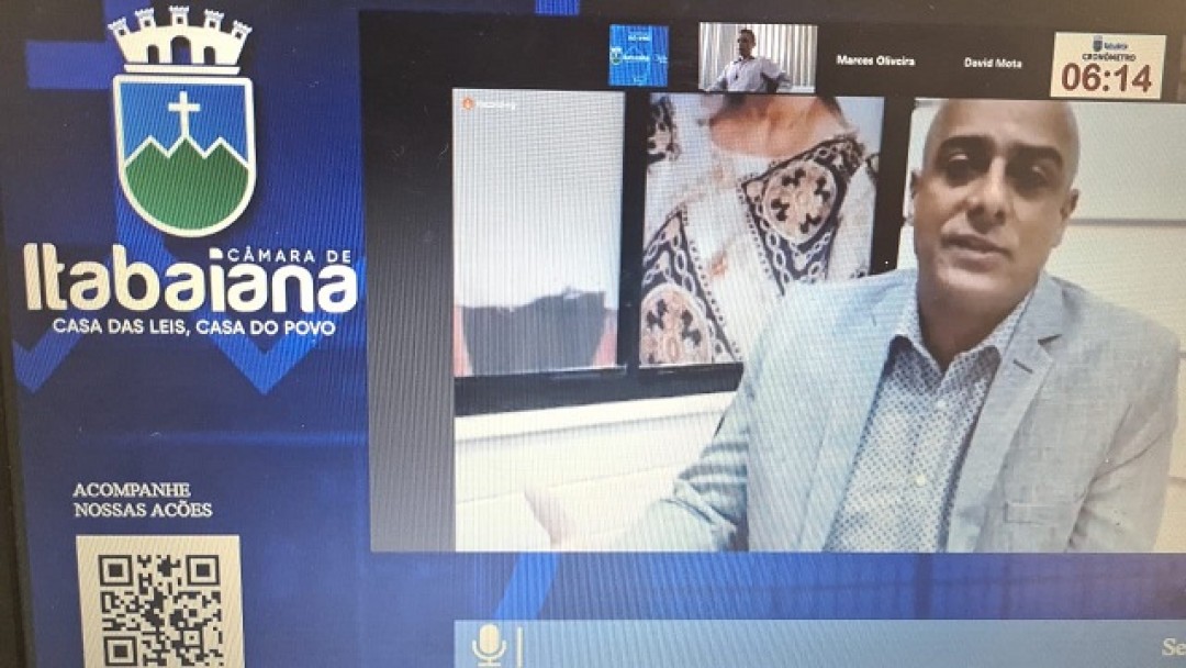CÂMARA DE VEREADORES DE ITABAIANA – SESSÃO ORDINÁRIA 27/05/2021