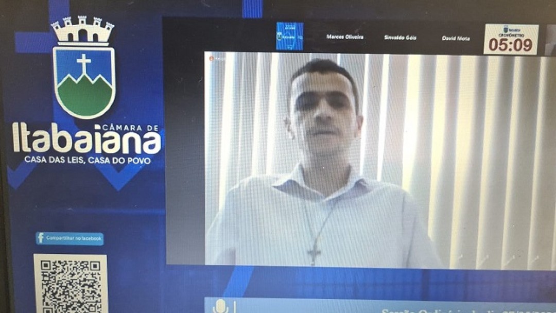 CÂMARA DE VEREADORES DE ITABAIANA – SESSÃO ORDINÁRIA 27/05/2021
