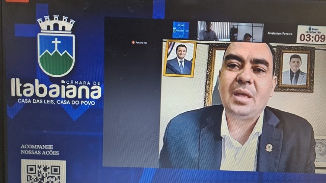 CÂMARA DE VEREADORES DE ITABAIANA – SESSÃO ORDINÁRIA 27/05/2021